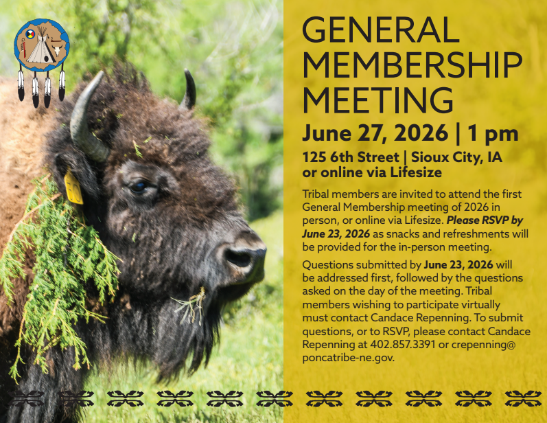 General Membership Meeting June 27, 2026 at 1 pm
