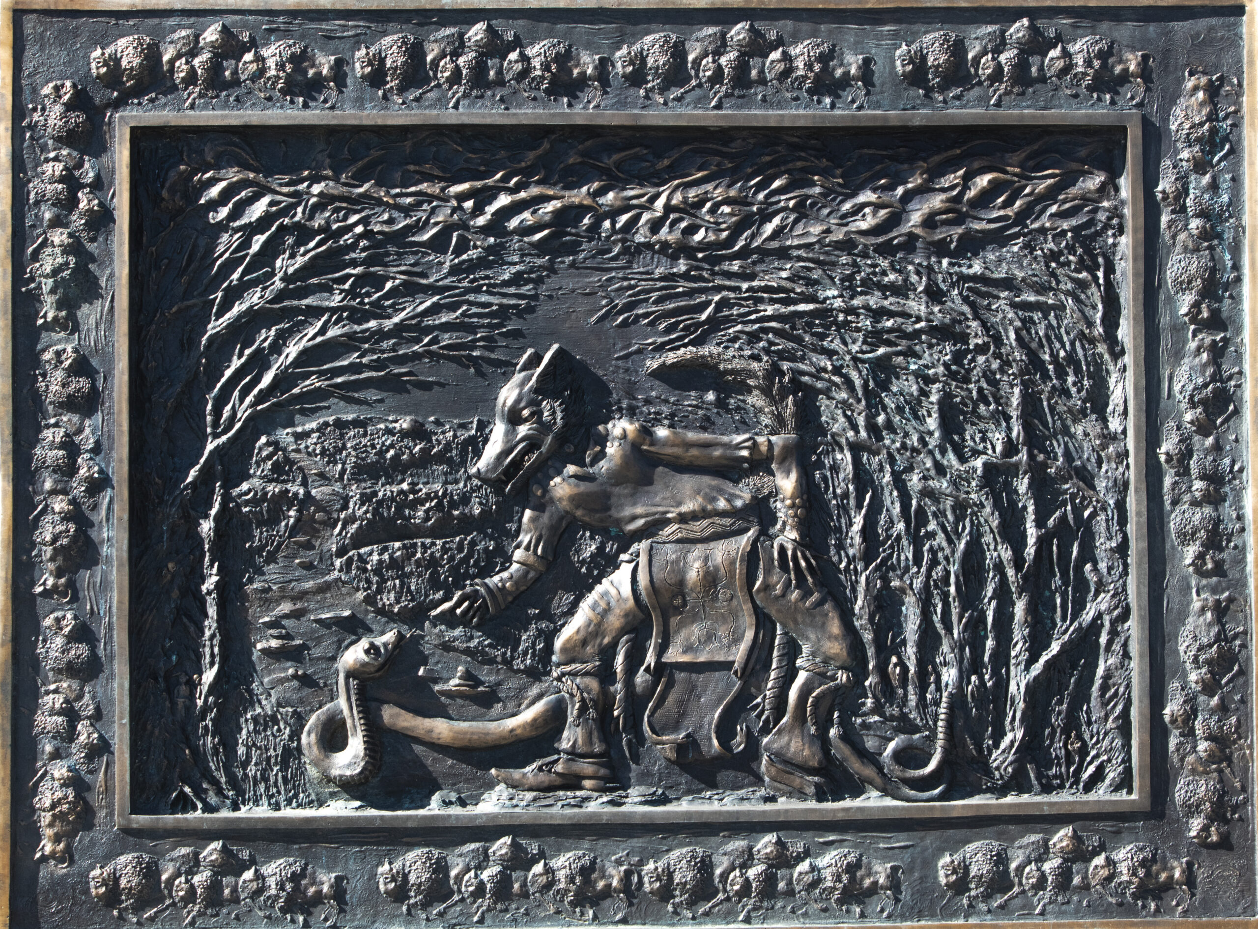 Coyote and the Snake Story (In Ponca)