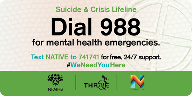 Suicide & Crisis Lifeline — Dial 988