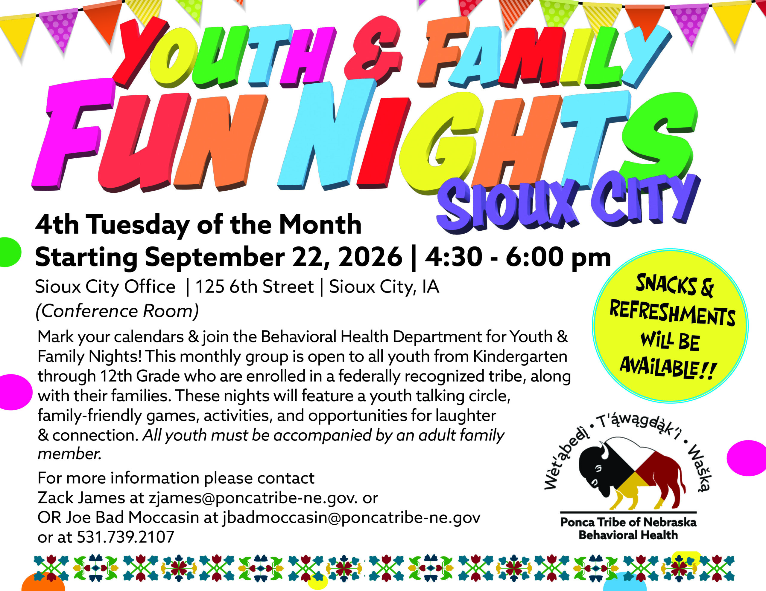 Youth & Family Fun Nights – Sioux City
